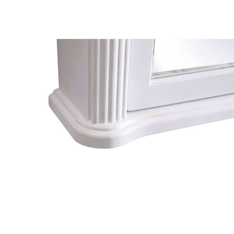 Roman 32" Antique White Medicine Bed Bath & Beyond 17027919